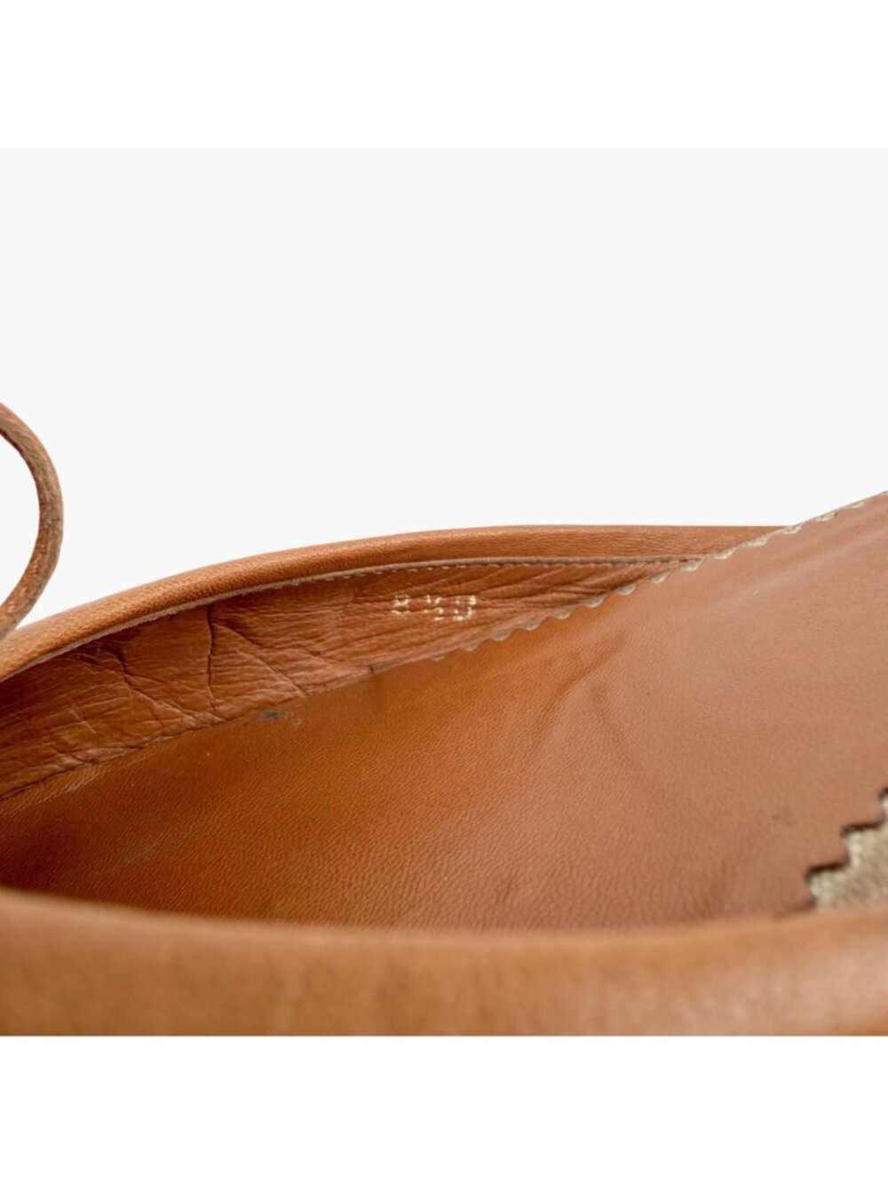 Chanel Vintage CC Clover Mule Flats Brown Beige Size 38.5 US 7.5-8 Ballet - Picture 15 of 15
